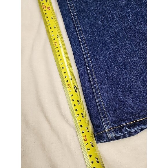 Lee Men's Straight Jeans - Dark Blue - Picture 12 of 15